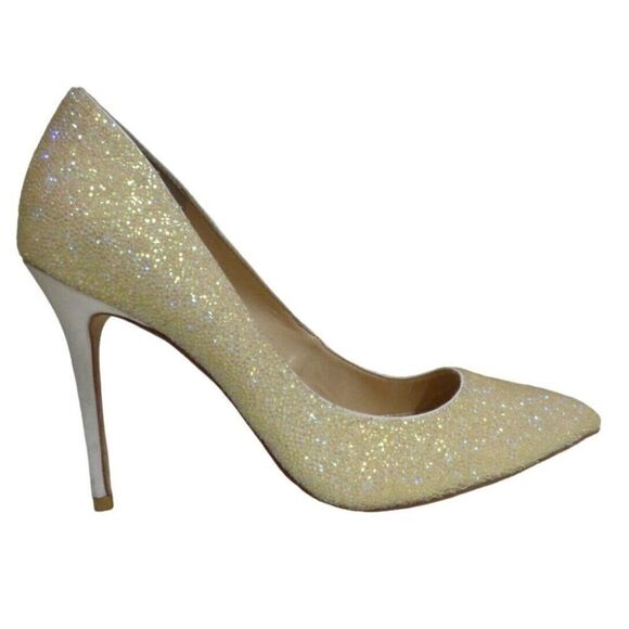 Imagine by Vince Camuto 'Olson' Crystal Embellished Pump, Yellow/ Gold, US 8.5M - Picture 2 of 8